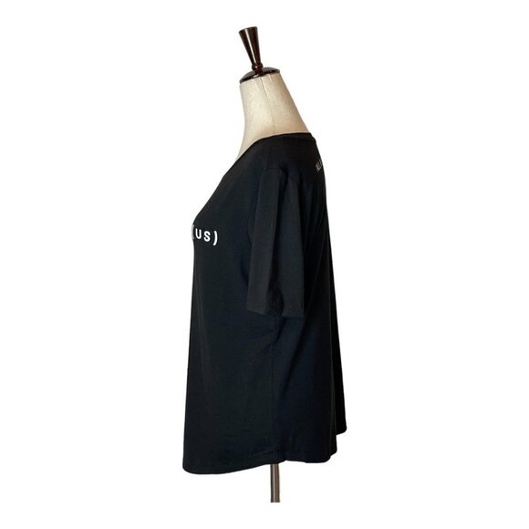 Universal Standard Black All Of Us As We Are Short Sleeve Oversized Tee Size XXS - Picture 3 of 8